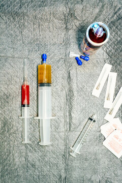 PRP Platelet-rich plasma injection preparation 