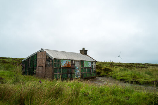 Abandoned croft house, Scotland.