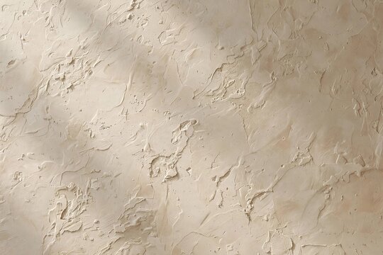 Minimalist beige plaster wall texture wabi sabi concrete abstract background created with generative AI