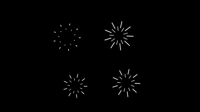 Creative Design for Exploration Projects, Abstract Fireworks Background, Glowing Circle Burst, Festive Christmas Lights, Celebration New Year Scene, Explosive Blast Party and Holiday Bursting Magic