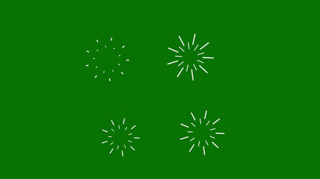 Energetic Party Holiday Theme, Celebrate Season with Unique Exploration, Radiant Fireworks Display, Circle Burst Motion, Glowing Christmas Line, Celebration New Year Scene and Blast Sparkle FX