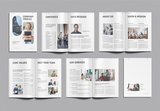 Company Profile Brochure Template