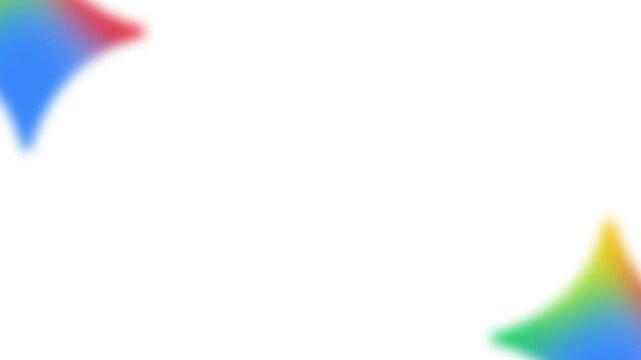 Blurred motion shapes creating dynamic digital video animation effect today