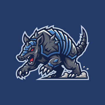 Armadillo Mascot