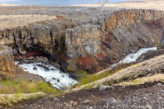 Hengifossa River Gorge, Fljotsdalshreppur, East Iceland