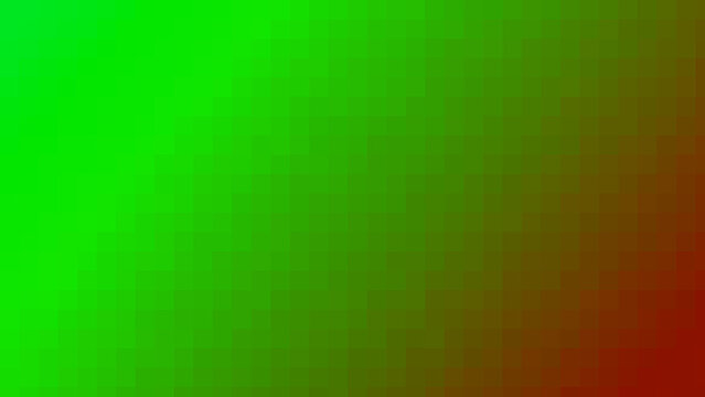 Abstract green and red pixel mosaic background