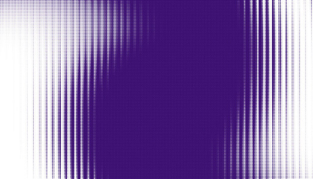 Abstract purple halftone pattern with vertical lines