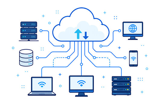 cloud computing concept