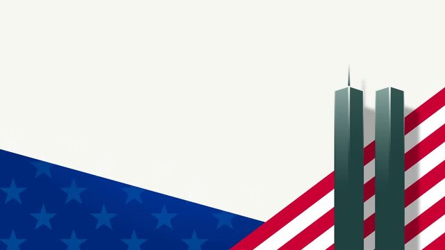 Animated background for US Patriot Day 9.11