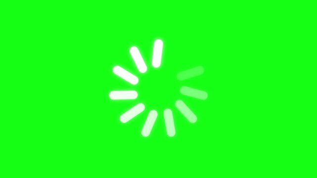 Circular loading spinner animation, minimalist buffer wheel icon on Alpha channel. Loading - circle Modern loading animation. Circular loading indicator , loading and buffering icon animation-looped 