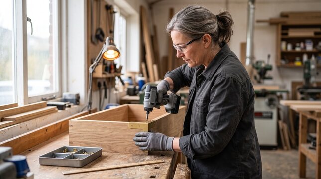 Metalworker joins a brass bracket for home fixtures