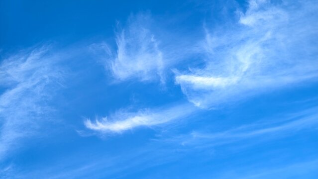 clear blue sky, perfect for use in travel, adventure or aviation themes