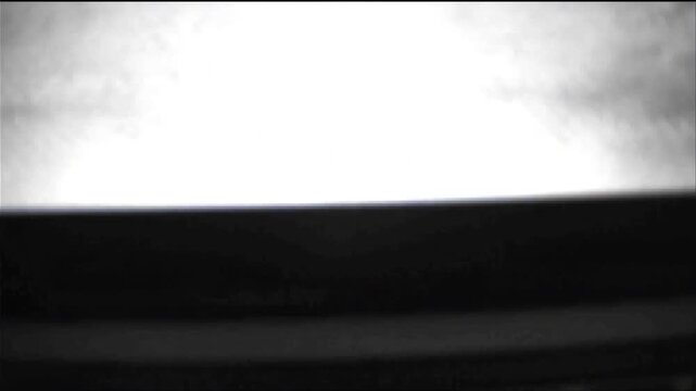 Flickering mini dv video signal, cool overlay in 4k.