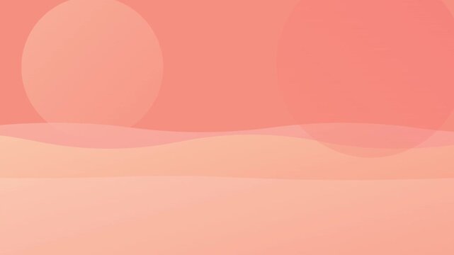 Soft Peach Coral Abstract Fluid Motion Background