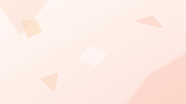 soft peach polygon drift minimal abstract animation