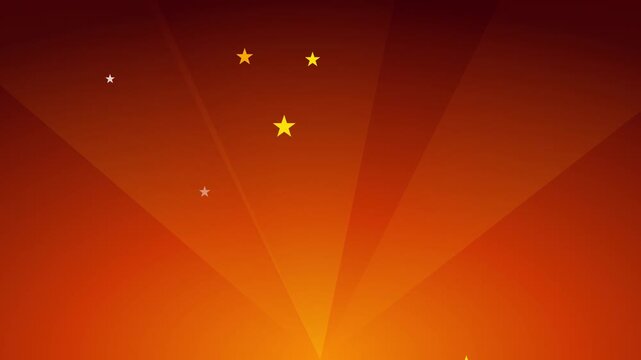 sunset star burst light ray vector loop