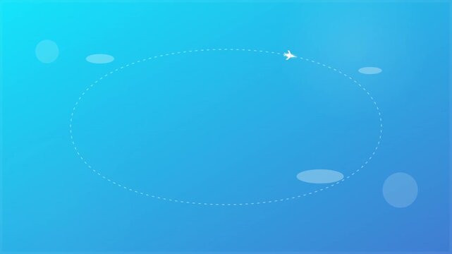 travel vacation airplane flight path vibrant visual