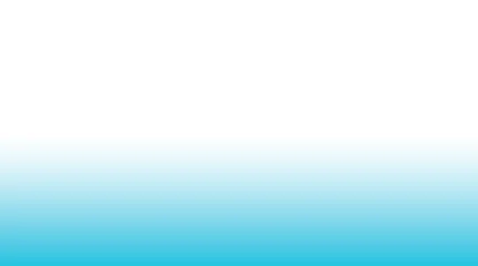Fotobehang Ombre White light blue aqua cyan teal dark blue abstract background. Color gradient ombre blend. Soft blur fade. Bright light glow flash haze shine neon metallic shimmer. Smooth mesh grain noise texture  © Izzat