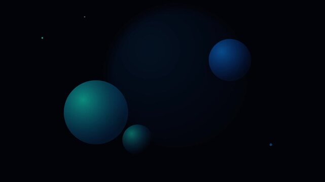 vibrant corporate gradient floating orb motion background