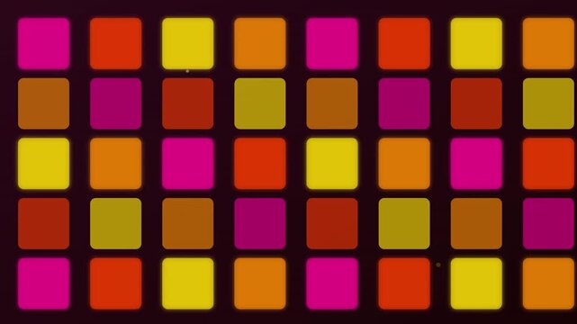 vibrant geometric pattern motion retro sunset background