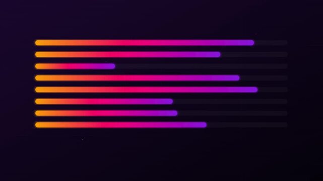 vibrant sunset gradient ui dashboard with moving meters
