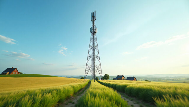 Telecom Tower Connecting Rural Communities