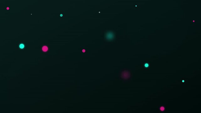 vibrant tropical pink teal floating mote vector background