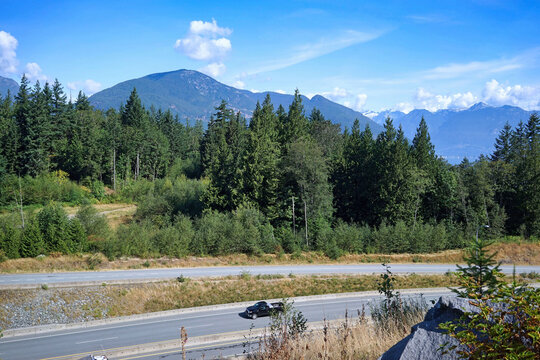 British Columbia, Sea to Sky Highway near Squamish