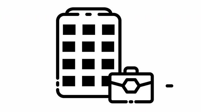 Business Office For Everyone Representing Business For Company And Entrepreneur Animation Video