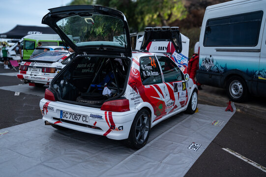 TENERIFE, SPAIN &ndash; 4 SEPTEMBER 2026 &ndash; Service park for the 52nd Orvecame Isla de Tenerife Rally-17.dng