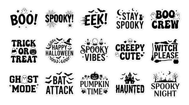 A delightful collection of spooky and charming halloween phrases perfect for decorations and festive celebrations during october