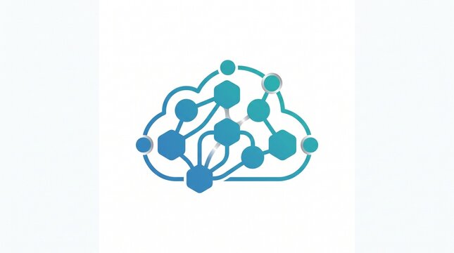 Futuristic AI and digital logo symbols featuring neural networks, machine learning, automation, data intelligence, and smart technology in clean minimalist vector designs.