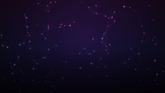 Abstract 4K neon electric blue and emerald cyber matrix motion graphics background with angular wave modulation and full-screen pulse