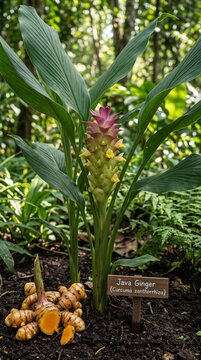 Java ginger plant