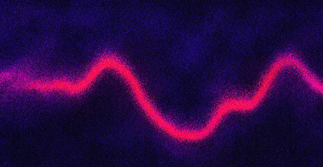 Abstract Cosmic Dust and Light Waves in Deep Space © Nurjahan _Studio