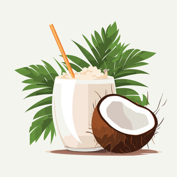 Coconut Drink isolated