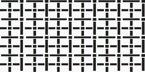 Fototapeta premium Vector seamless pattern. Regular abstract striped texture. Geometric pattern of straight lines.