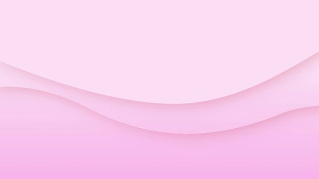 Abstract pink waves in soft gradient 4K