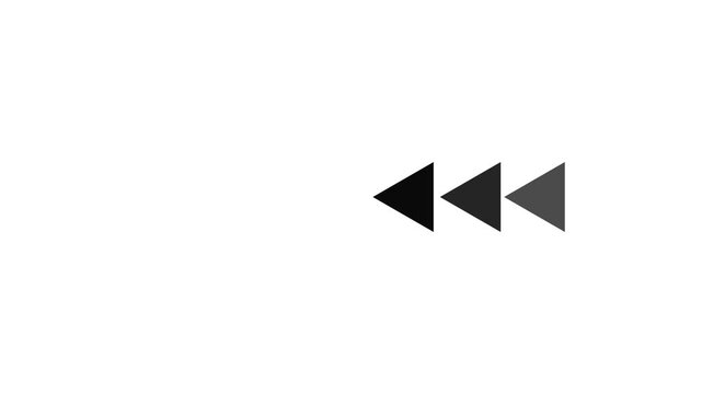 3d arrow icon swipe up animation black background. Up arrow animation on black background. direction arrow icon motion. 4k neon arrow video, blue shape swipe motion on transparent background