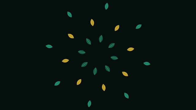 Emerald Bloom Ramadan Geometric Ornament 4K Seamless Loop