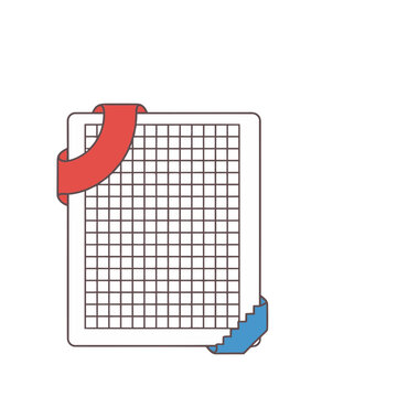 Grid with Ribbons
