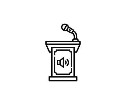 Lectern Podium Icon