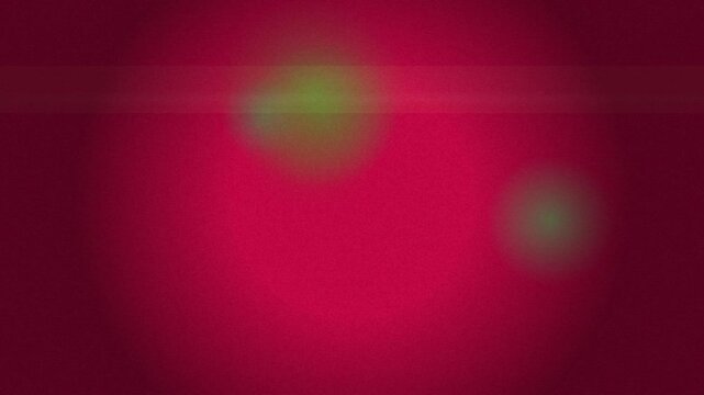 Blurry green bokeh lights float against a vibrant magenta background.