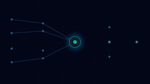 AI Decision Intelligence and Autonomous Optimization Tree Background