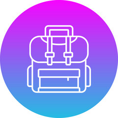 Fototapeta premium Backpack Icon