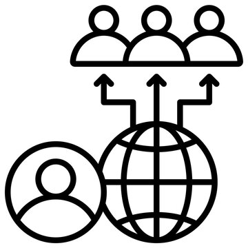 Outsourcing Icon