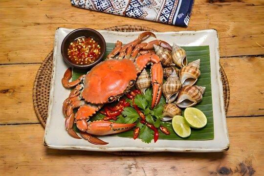 Kepiting Gonggong Traditional Kepulauan Riau Seafood