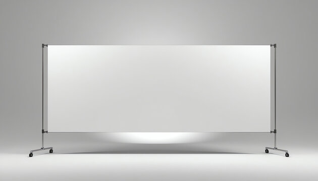 Blank Step and Repeat Telescoping Backdrop Banner 