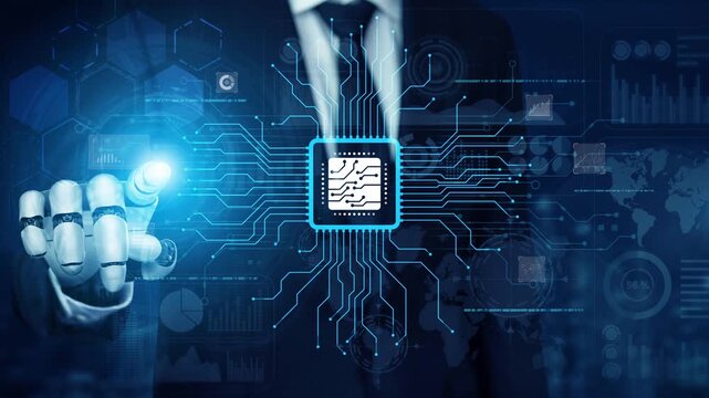 AI Assistant Brain Processor with LLM Technology, Big Data, Machine Learning, Generative AI for Business Support, Future Agentic AI Technology and Artificial Intelligence Prompt Engineering. Muxer