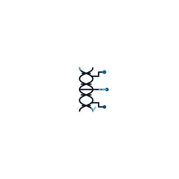 DNA Double Helix Genetic Research Science